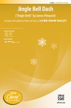 Jingle Bell Dash Two-Part choral sheet music cover